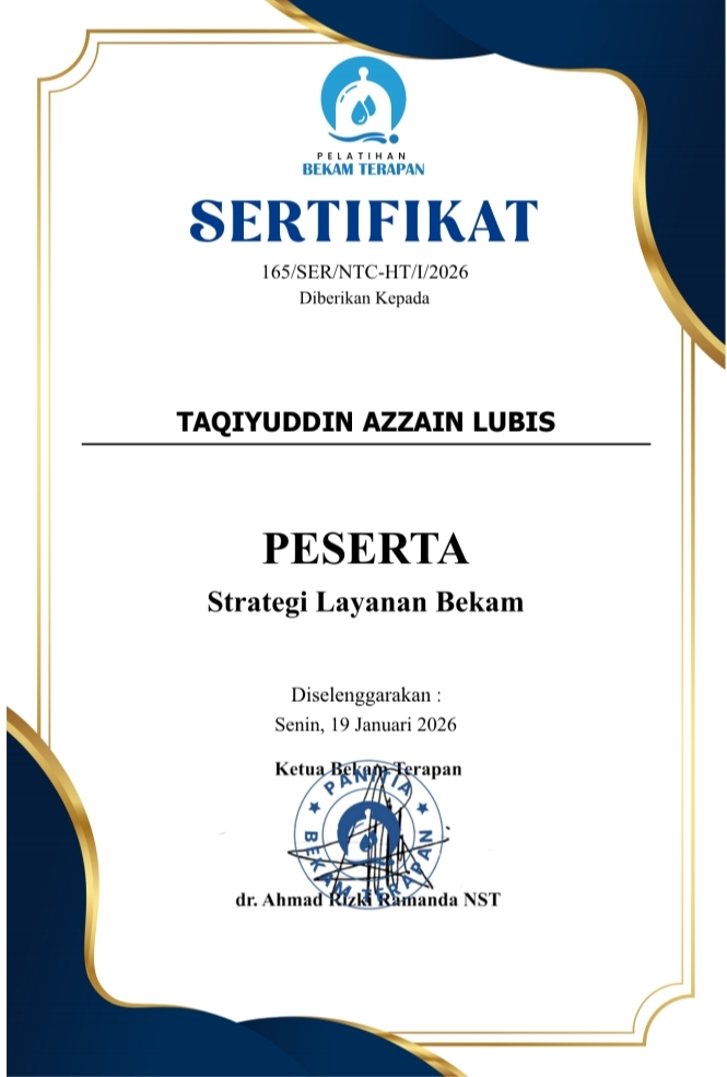 Sertifikat Strategi Layanan Bekam